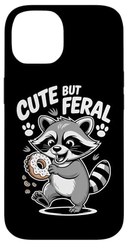 Süßer aber wilder Waschbär Hülle für iPhone 14 von Funny Cute But Feral Gifts for Women and Men