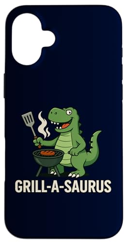 Grill A Saurus Lustiger BBQ Grill Dinosaurier Wortspiel für Männer Papa Hülle für iPhone 16 Plus Grill A Saurus Lustiger BBQ Grill Dinosaurier Wortspiel für Männer Papa Hülle für iPhone 16 Plus von Funny Dad Grandpa BBQ Gift Grilling BBQ T-Rex Tee