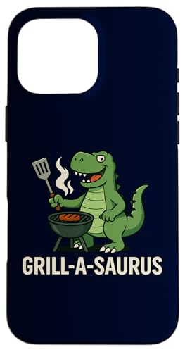 Grill A Saurus Lustiger BBQ Grill Dinosaurier Wortspiel für Männer Papa Hülle für iPhone 16 Pro Max Grill A Saurus Lustiger BBQ Grill Dinosaurier Wortspiel für Männer Papa Hülle für iPhone 16 Pro Max von Funny Dad Grandpa BBQ Gift Grilling BBQ T-Rex Tee