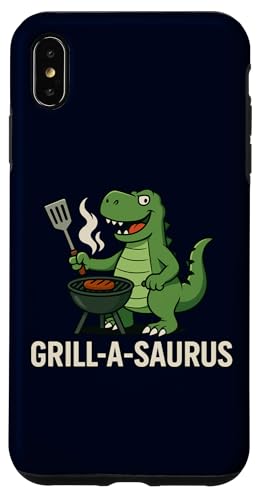 Grill A Saurus Lustiger BBQ Grill Dinosaurier Wortspiel für Männer Papa Hülle für iPhone XS Max Grill A Saurus Lustiger BBQ Grill Dinosaurier Wortspiel für Männer Papa Hülle für iPhone XS Max von Funny Dad Grandpa BBQ Gift Grilling BBQ T-Rex Tee