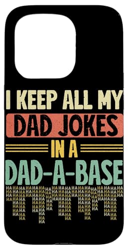 I Keep All My Witze In A Dad A Base Vatertag Retro Daddy Hülle für iPhone 15 Pro I Keep All My Witze In A Dad A Base Vatertag Retro Daddy Hülle für iPhone 15 Pro von Funny Dad Jokes Sarcastic Fatherhood Daddy Men Dad