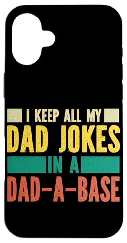 I Keep All My Witze In A Dad A Base Vatertag Retro Daddy Hülle für iPhone 16 Plus I Keep All My Witze In A Dad A Base Vatertag Retro Daddy Hülle für iPhone 16 Plus von Funny Dad Jokes Sarcastic Fatherhood Daddy Men Dad