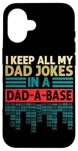 I Keep All My Witze In A Dad A Base Vatertag Retro Daddy Hülle für iPhone 16 I Keep All My Witze In A Dad A Base Vatertag Retro Daddy Hülle für iPhone 16 von Funny Dad Jokes Sarcastic Fatherhood Daddy Men Dad