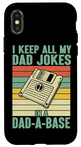 I Keep All My Witze In A Dad A Base Vatertag Retro Daddy Hülle für iPhone X/XS I Keep All My Witze In A Dad A Base Vatertag Retro Daddy Hülle für iPhone X/XS von Funny Dad Jokes Sarcastic Fatherhood Daddy Men Dad