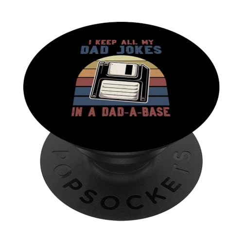 I Keep All My Witze In A Dad A Base Vatertag Retro Daddy PopSockets Klebender PopGrip I Keep All My Witze In A Dad A Base Vatertag Retro Daddy PopSockets Klebender PopGrip von Funny Dad Jokes Sarcastic Fatherhood Daddy Men Dad