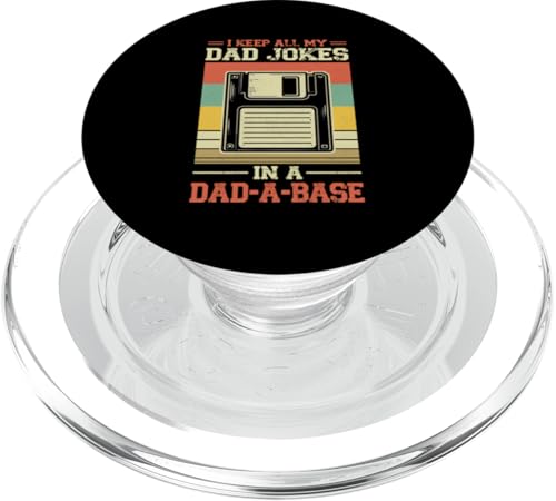 I Keep All My Witze In A Dad A Base Vatertag Retro Daddy PopSockets PopGrip für MagSafe I Keep All My Witze In A Dad A Base Vatertag Retro Daddy PopSockets PopGrip für MagSafe von Funny Dad Jokes Sarcastic Fatherhood Daddy Men Dad