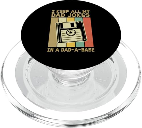 I Keep All My Witze In A Dad A Base Vatertag Retro Daddy PopSockets PopGrip für MagSafe I Keep All My Witze In A Dad A Base Vatertag Retro Daddy PopSockets PopGrip für MagSafe von Funny Dad Jokes Sarcastic Fatherhood Daddy Men Dad
