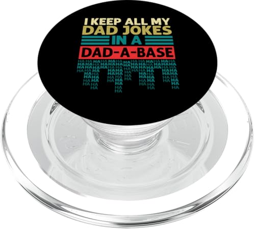 I Keep All My Witze In A Dad A Base Vatertag Retro Daddy PopSockets PopGrip für MagSafe I Keep All My Witze In A Dad A Base Vatertag Retro Daddy PopSockets PopGrip für MagSafe von Funny Dad Jokes Sarcastic Fatherhood Daddy Men Dad