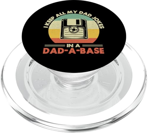 I Keep All My Witze In A Dad A Base Vatertag Retro Daddy PopSockets PopGrip für MagSafe I Keep All My Witze In A Dad A Base Vatertag Retro Daddy PopSockets PopGrip für MagSafe von Funny Dad Jokes Sarcastic Fatherhood Daddy Men Dad