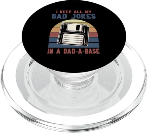 I Keep All My Witze In A Dad A Base Vatertag Retro Daddy PopSockets PopGrip für MagSafe I Keep All My Witze In A Dad A Base Vatertag Retro Daddy PopSockets PopGrip für MagSafe von Funny Dad Jokes Sarcastic Fatherhood Daddy Men Dad