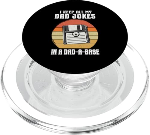 I Keep All My Witze In A Dad A Base Vatertag Retro Daddy PopSockets PopGrip für MagSafe I Keep All My Witze In A Dad A Base Vatertag Retro Daddy PopSockets PopGrip für MagSafe von Funny Dad Jokes Sarcastic Fatherhood Daddy Men Dad