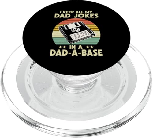 I Keep All My Witze In A Dad A Base Vatertag Retro Daddy PopSockets PopGrip für MagSafe I Keep All My Witze In A Dad A Base Vatertag Retro Daddy PopSockets PopGrip für MagSafe von Funny Dad Jokes Sarcastic Fatherhood Daddy Men Dad