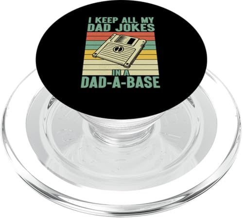 I Keep All My Witze In A Dad A Base Vatertag Retro Daddy PopSockets PopGrip für MagSafe I Keep All My Witze In A Dad A Base Vatertag Retro Daddy PopSockets PopGrip für MagSafe von Funny Dad Jokes Sarcastic Fatherhood Daddy Men Dad