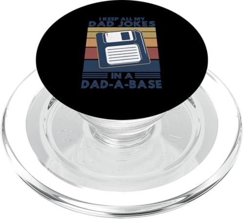 I Keep All My Witze In A Dad A Base Vatertag Retro Daddy PopSockets PopGrip für MagSafe I Keep All My Witze In A Dad A Base Vatertag Retro Daddy PopSockets PopGrip für MagSafe von Funny Dad Jokes Sarcastic Fatherhood Daddy Men Dad