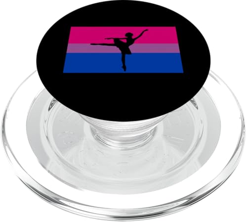 Balletttänzerin Ballerina Bisexuell Pride Flagge LGBTQ Pride PopSockets PopGrip für MagSafe Balletttänzerin Ballerina Bisexuell Pride Flagge LGBTQ Pride PopSockets PopGrip für MagSafe von Funny Dance Teacher Appreciation Party Supplies