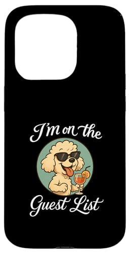 Bichon Frisé Gästeliste Lustige Hundeparty Hülle für iPhone 15 Pro Bichon Frisé Gästeliste Lustige Hundeparty Hülle für iPhone 15 Pro von Funny Dogs Pop Art Store