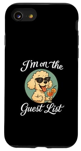 Bichon Frisé Gästeliste Lustige Hundeparty Hülle für iPhone SE (2020) / 7 / 8 von Funny Dogs Pop Art Store