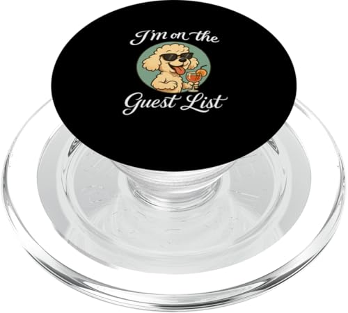Bichon Frisé Gästeliste Lustige Hundeparty PopSockets PopGrip für MagSafe Bichon Frisé Gästeliste Lustige Hundeparty PopSockets PopGrip für MagSafe von Funny Dogs Pop Art Store
