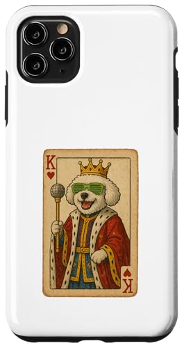 Bichon Frisé King Hearts Coole Spielkarte Retro Disco Hund Hülle für iPhone 11 Pro Max Bichon Frisé King Hearts Coole Spielkarte Retro Disco Hund Hülle für iPhone 11 Pro Max von Funny Dogs Pop Art Store