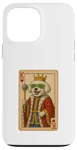 Bichon Frisé King Hearts Coole Spielkarte Retro Disco Hund Hülle für iPhone 13 Pro Max Bichon Frisé King Hearts Coole Spielkarte Retro Disco Hund Hülle für iPhone 13 Pro Max von Funny Dogs Pop Art Store