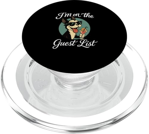 Boston Terrier Gästeliste Lustige Hundeparty PopSockets PopGrip für MagSafe Boston Terrier Gästeliste Lustige Hundeparty PopSockets PopGrip für MagSafe von Funny Dogs Pop Art Store