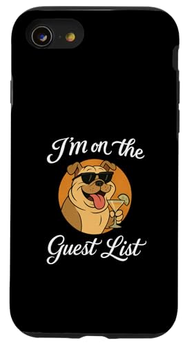 Bulldogge Gästeliste Lustige Hundeparty Hülle für iPhone SE (2020) / 7 / 8 von Funny Dogs Pop Art Store