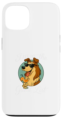 Collie Gästeliste Lustige Hundeparty Hülle für iPhone 13 Collie Gästeliste Lustige Hundeparty Hülle für iPhone 13 von Funny Dogs Pop Art Store