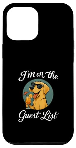 Labrador Gästeliste Lustige Hundeparty Golden Retriever Hülle für iPhone 12 Pro Max Labrador Gästeliste Lustige Hundeparty Golden Retriever Hülle für iPhone 12 Pro Max von Funny Dogs Pop Art Store