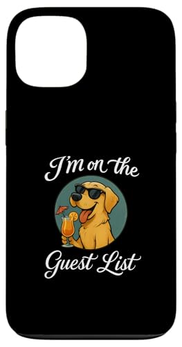 Labrador Gästeliste Lustige Hundeparty Golden Retriever Hülle für iPhone 13 Labrador Gästeliste Lustige Hundeparty Golden Retriever Hülle für iPhone 13 von Funny Dogs Pop Art Store