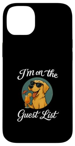 Labrador Gästeliste Lustige Hundeparty Golden Retriever Hülle für iPhone 14 Plus Labrador Gästeliste Lustige Hundeparty Golden Retriever Hülle für iPhone 14 Plus von Funny Dogs Pop Art Store