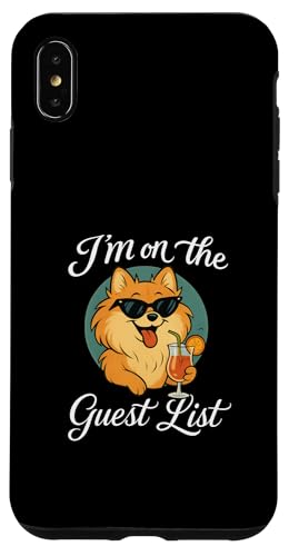 Pommersche Gästeliste Lustige Hundeparty Hülle für iPhone XS Max Pommersche Gästeliste Lustige Hundeparty Hülle für iPhone XS Max von Funny Dogs Pop Art Store