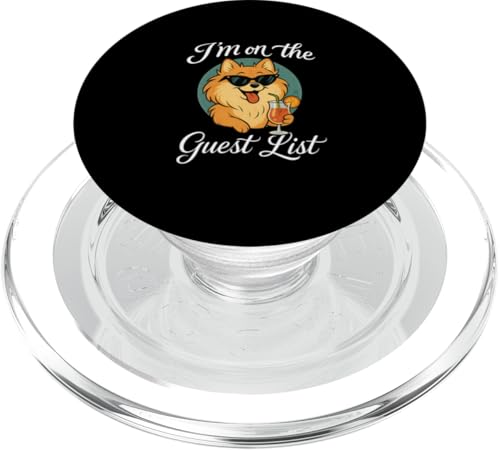 Pommersche Gästeliste Lustige Hundeparty PopSockets PopGrip für MagSafe Pommersche Gästeliste Lustige Hundeparty PopSockets PopGrip für MagSafe von Funny Dogs Pop Art Store