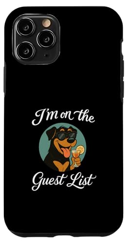 Rottweiler Gästeliste Lustige Hundeparty Hülle für iPhone 11 Pro Rottweiler Gästeliste Lustige Hundeparty Hülle für iPhone 11 Pro von Funny Dogs Pop Art Store
