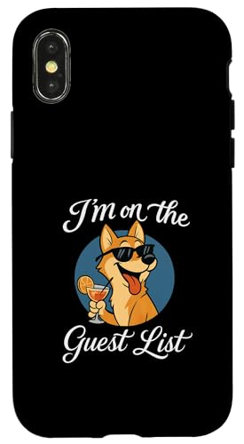 Shiba Inu Gästeliste Lustige Hundeparty Hülle für iPhone X/XS Shiba Inu Gästeliste Lustige Hundeparty Hülle für iPhone X/XS von Funny Dogs Pop Art Store