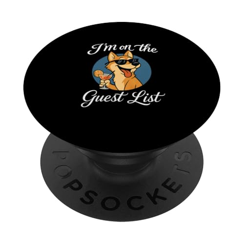 Shiba Inu Gästeliste Lustige Hundeparty PopSockets Klebender PopGrip Shiba Inu Gästeliste Lustige Hundeparty PopSockets Klebender PopGrip von Funny Dogs Pop Art Store