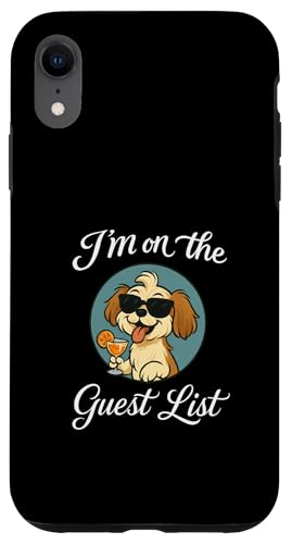 Shih Tzu Gästeliste Lustige Hundeparty Hülle für iPhone XR Shih Tzu Gästeliste Lustige Hundeparty Hülle für iPhone XR von Funny Dogs Pop Art Store