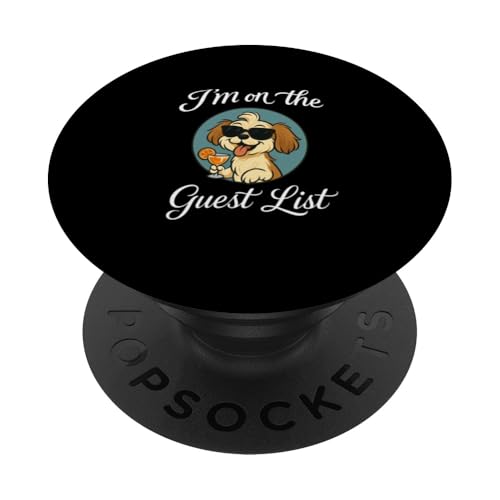 Shih Tzu Gästeliste Lustige Hundeparty PopSockets Klebender PopGrip Shih Tzu Gästeliste Lustige Hundeparty PopSockets Klebender PopGrip von Funny Dogs Pop Art Store
