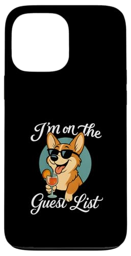 Welsh Corgi Gästeliste Lustige Hundeparty Hülle für iPhone 13 Pro Max Welsh Corgi Gästeliste Lustige Hundeparty Hülle für iPhone 13 Pro Max von Funny Dogs Pop Art Store