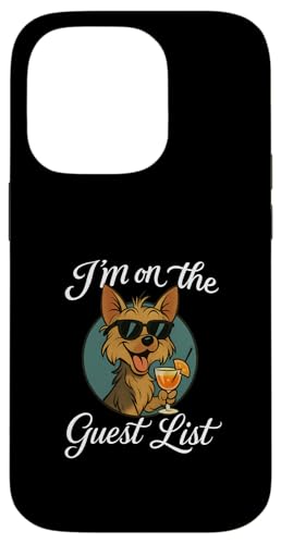 Yorkshire Terrier Gästeliste Lustige Hundeparty Hülle für iPhone 14 Pro Yorkshire Terrier Gästeliste Lustige Hundeparty Hülle für iPhone 14 Pro von Funny Dogs Pop Art Store