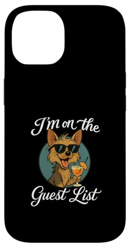 Yorkshire Terrier Gästeliste Lustige Hundeparty Hülle für iPhone 14 Yorkshire Terrier Gästeliste Lustige Hundeparty Hülle für iPhone 14 von Funny Dogs Pop Art Store
