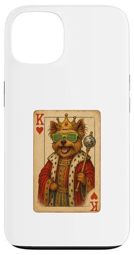 Yorkshire Terrier King Hearts Coole Spielkarte Disco Hund Hülle für iPhone 13 Yorkshire Terrier King Hearts Coole Spielkarte Disco Hund Hülle für iPhone 13 von Funny Dogs Pop Art Store