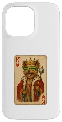 Yorkshire Terrier King Hearts Coole Spielkarte Disco Hund Hülle für iPhone 14 Pro Max Yorkshire Terrier King Hearts Coole Spielkarte Disco Hund Hülle für iPhone 14 Pro Max von Funny Dogs Pop Art Store