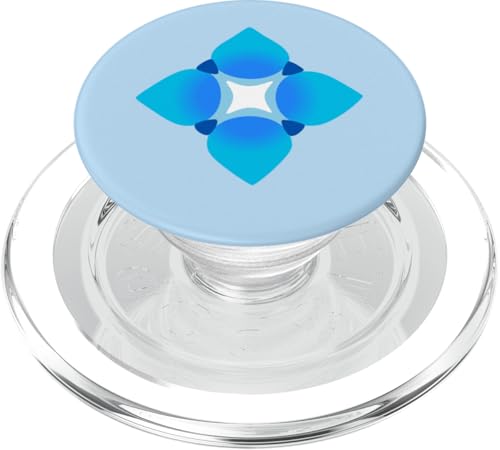Blumenform mit Punkt im Inneren Kostüm PopSockets PopGrip für MagSafe von Funny Easy Lazy Last Minute Costumes