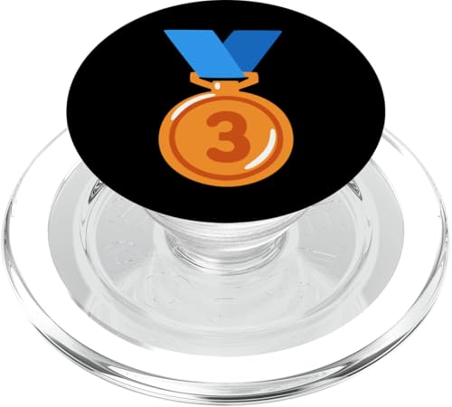 Bronzemedaille für den 3. Platz PopSockets PopGrip für MagSafe Bronzemedaille für den 3. Platz PopSockets PopGrip für MagSafe von Funny Easy Lazy Last Minute Costumes