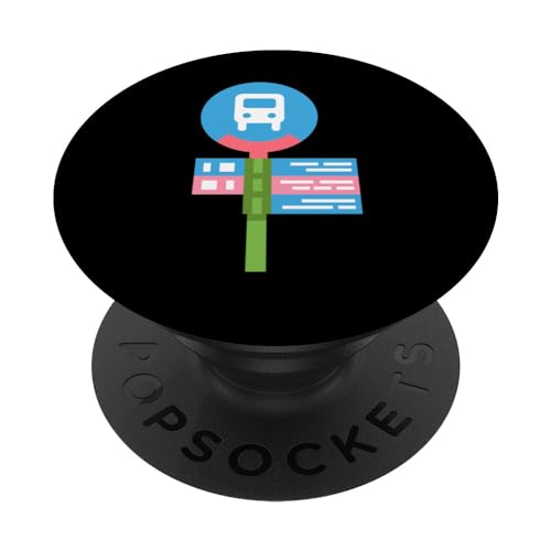 Bushaltestelle Kostüm PopSockets mit austauschbarem PopGrip Bushaltestelle Kostüm PopSockets mit austauschbarem PopGrip von Funny Easy Lazy Last Minute Costumes