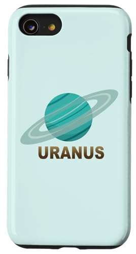 Uranus Planet Astronomie Kostüm Hülle für iPhone SE (2020) / 7 / 8 von Funny Easy Lazy Last Minute Costumes