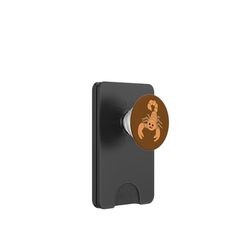 hellbrauner Skorpion PopSockets PopWallet für MagSafe von Funny Easy Lazy Last Minute Costumes