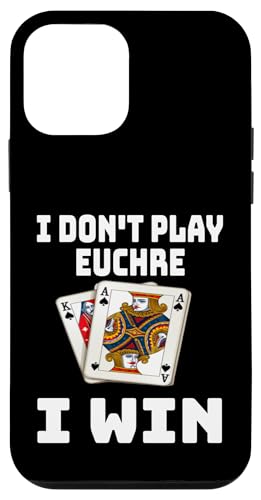 Lustig, ich spiele nicht Euchre, ich gewinne einen Kartenspielabend, Sarkasmus Hülle für iPhone 12 mini von Funny Euchre Gifts