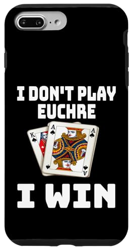 Lustig, ich spiele nicht Euchre, ich gewinne einen Kartenspielabend, Sarkasmus Hülle für iPhone 7 Plus/8 Plus von Funny Euchre Gifts