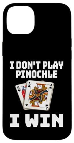Lustig Ich spiele Pinochle nicht Ich gewinne Kartenspielabend Sarkasmus Hülle für iPhone 14 Plus von Funny Euchre Gifts